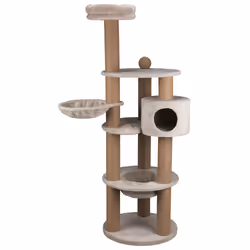 TRIXIE Nigella, Poteau du griffoir pour chat, Autonome, Gris, 60 cm, 1770 mm