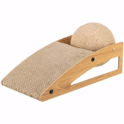 TRIXIE 48023, Boule griffoir pour chat, Autonome, Beige, Bois, Panneaux MDF, Jute, 400 mm
