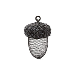TRIXIE Distributeur de nourriture Gland - 700 ml et 14 x 22 cm - Brun et blanc - Pour oiseau