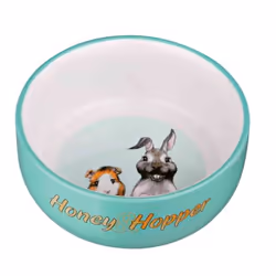 TRIXIE Honey & Hopper Ceramic Bowl Universel Mangeoire et abreuvoir