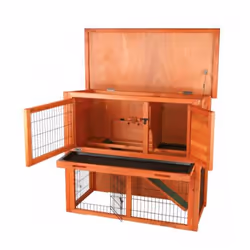 TRIXIE 62301, Maison, Cochon d'inde, Marron, Plastique, Bois, 970 mm, 520 mm