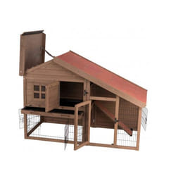 TRIXIE Small Animal Hutch with Enclosure Lapin nain Bois