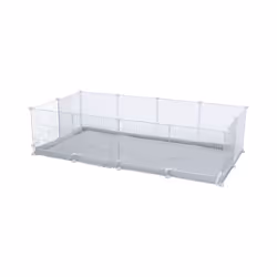 TRIXIE Enclos, Cage, Cochon d'inde, Rabit, Gris, Métal, Plastique, 1 portes(s), 1400 mm