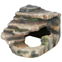 Rocher d'angle avec grotte et plateforme 16 x 12 x 15 cm. pour reptile. Trixie