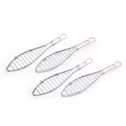 tepro 8521, Grille à poisson, Argent, Chrome, 90 mm, 10 mm, 420 mm