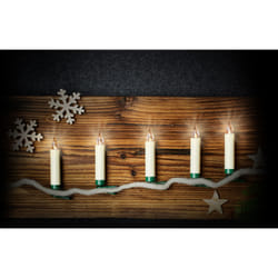 Krinner 75522 lumière décorative Guirlande lumineuse décorative Vert, Ivoire 12 lampe(s) LED