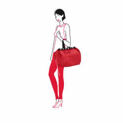 Reisenthel UJ3004 Sac de commission Noir, Rouge Panier à commission - Vue supplémentaire 4