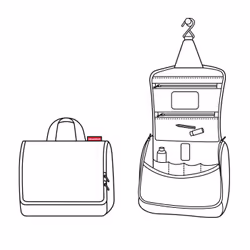 Reisenthel WH7003 trousse de toilette et Vanity 3 L Polyester Noir - Vue supplémentaire 4