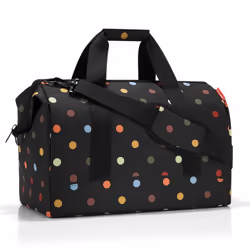 Reisenthel Allrounder L, Sac fourre-tout, Noir, Polyester, Motif, 30 L, 480 mm