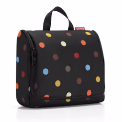 Reisenthel Toiletbag XL, Polyester, Multicolore, Motif, Fermeture éclair, 3 pochettes, 4 L