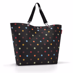 Reisenthel shopper XL, Sac fourre-tout, Noir, Multicolore, Polyester, Motif, 35 L, 680 mm