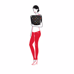Reisenthel shoulderbag S Polyester Noir, Multicolore Femme Sac à bandoulière
