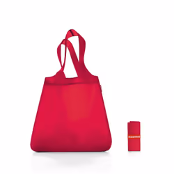 Reisenthel mini maxi shopper red, Pochette, Rouge, Polyester, Monochromatique, 15 L, 435 mm