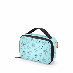 Reisenthel Thermocase Kids Cats and Dogs Mint, 1,5 L, Couleur menthe, Aluminium, Polyester, Feuillet en aluminium, 200 mm, 65 ...