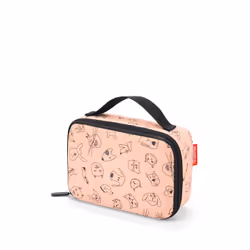 Reisenthel Thermocase Kids Cats and Dogs Rose, 1,5 L, Rose, Aluminium, Polyester, Feuillet en aluminium, 200 mm, 65 mm