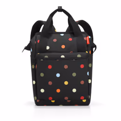 Reisenthel allrounder R large, Sac à bandoulière, Large, Fermeture à glissière, 2 pochettes, Noir, Motif