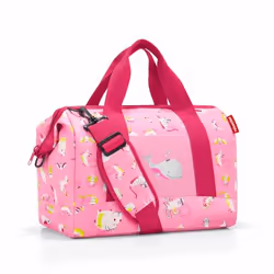 Reisenthel Allrounder M, Femme, Sac médecin, Moyen, Fermeture à glissière, Rose, Motif