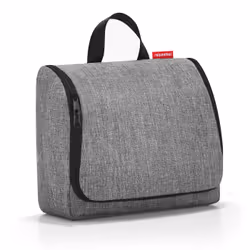 Reisenthel toiletbag XL, Polyester, Gris, Monochromatique, Fermeture éclair, 4 L, 280 mm