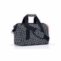 Reisenthel Allrounder M, Unisexe, Sac à bandoulière, Moyen, Fermeture à glissière, Noir, Blanc, Motif