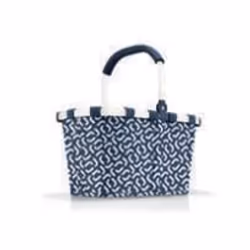 Reisenthel Carrybag, Panier à commission, Bleu, Aluminium, Polyester, Motif, 22 L, 480 mm