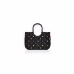 Reisenthel loopshopper L, Pochette, Noir, Rouge, Blanc, Aluminium, Polyester, Motif, Motifs à pois, 25 L