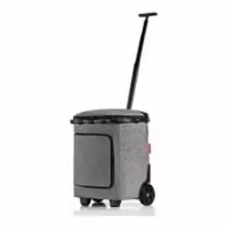 Reisenthel carrycruiser PLUS, Valise à roulettes, Gris, Polyester, Monochromatique, 2 roue(s), 43 L