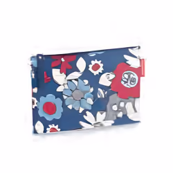 Reisenthel case 1, Trousse de toilette, Polyester, Bleu, Rouge, Blanc, Motif, Fermeture à glissière, 240 mm