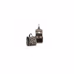 Reisenthel toiletbag, Trousse de toilette, Beige, Noir, Motif, Fermeture à glissière