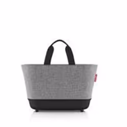 Reisenthel Shoppingbasket, Panier à commission, Noir, Gris, Polyester, Monochromatique, 100 % premium-quality recycled polyes ...