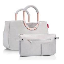 Reisenthel Loopshopper M Rose, Blanc Panier à commission