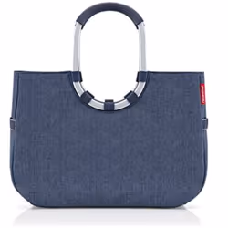 Reisenthel Loopshopper L, Panier à commission, Bleu, Polyester, Monochromatique, 15 L, 460 mm
