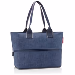 Reisenthel Shopper e1, Sac fourre-tout, Bleu, Polyester, Monochromatique, 12 L, 265 mm