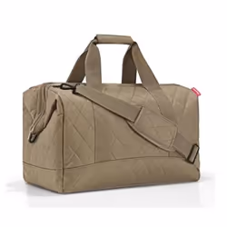 Reisenthel Allrounder L, Femme, Sac à bandoulière, Large, Fermeture à glissière, Beige, Monochromatique