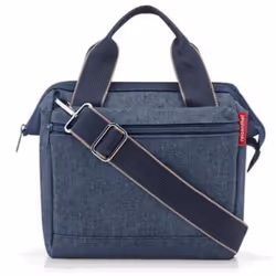 Reisenthel Allrounder cross, Fille, Sac à bandoulière, Fermeture à glissière, 3 pochettes, Bleu, Monochromatique