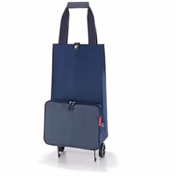 Reisenthel Foldabletrolley, Valise à roulettes, Bleu, Polyester, 10 kg, Monochromatique, 2 roue(s)
