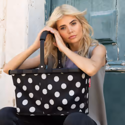 Reisenthel carrybag Noir, Blanc Panier à commission