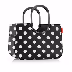 Reisenthel loopshopper L Noir, Blanc Sac fourre-tout