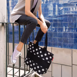 Reisenthel shopper e1 Noir, Blanc Sac fourre-tout