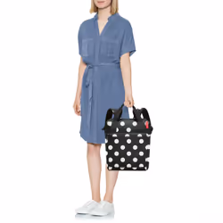 Reisenthel allrounder R sac à dos Noir, Blanc Polyester