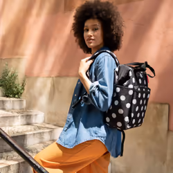 Reisenthel allrounder R sac à dos Noir, Blanc Polyester