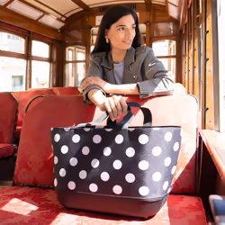 Reisenthel BE7073 Sac de commission Noir, Blanc Panier à commission