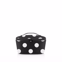 Reisenthel coolerbag S, Sac thermique, 2,5 L, Noir, Blanc, Feuillet en aluminium, 225 mm, 185 mm