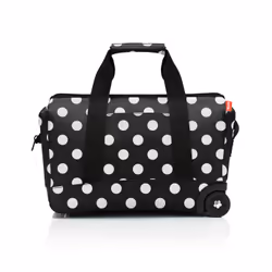 Reisenthel allrounder, Femme, Valise à roulettes, Noir, Fermeture à glissière, 2 pochettes, 2 roue(s)