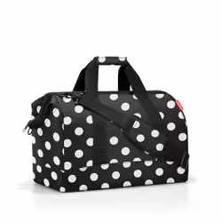 Reisenthel allrounder L, Femme, Sac à main, Noir, Large, Fermeture à glissière, Noir, Blanc