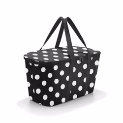 Reisenthel coolerbag, Sac thermique, 20 L, Noir, Blanc, Polyester, Feuillet en aluminium, 445 mm