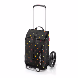 Reisenthel citycruiser, Valise à roulettes, Noir, Multicolore, Métal, Polyester, Polypropylène (PP), 25 kg, Motif, 2 roue(s)