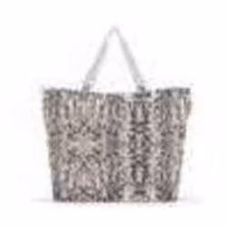 Reisenthel shopper XL, Sac fourre-tout, Noir, Blanc, Polyester, Motif, 35 L, 680 mm