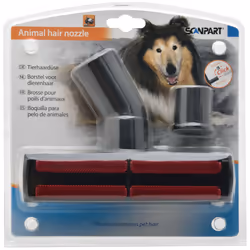 SCANPART 1190000103, Aspirateur réservoir cylindrique, Ajutage, Noir, Rouge, AEG, Bosch, Electrolux, Miele, Moulinex, Nilfisk ...