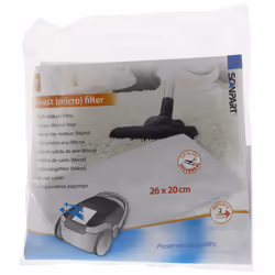 SCANPART 2684000007, Aspirateur réservoir cylindrique, Filtre, Blanc, 200 mm, 260 mm