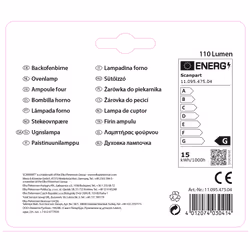 SCANPART 1109547504 pièce et accessoire de four Chrome Ampoule